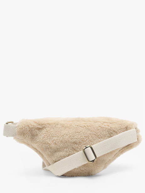 Heuptasje Hindbag Beige fourrure F ander zicht 4
